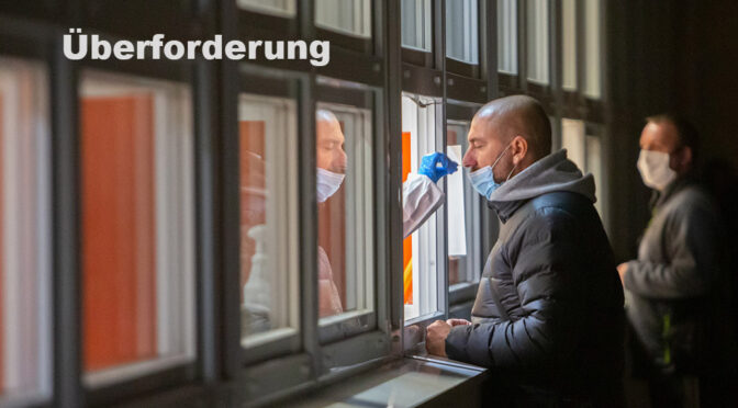 Corona Überforderung im Chemnitzer Gesundheitsamt und Testzentrum