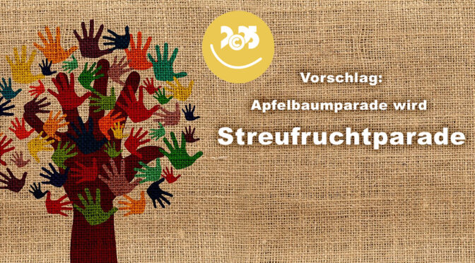 C2025: Apfelbaumparade wird Streufruchtparade