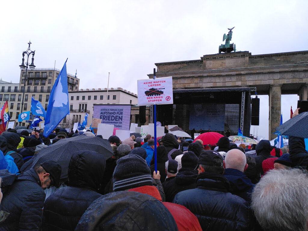 Friedensdemonstration Berlin 25.2.2023