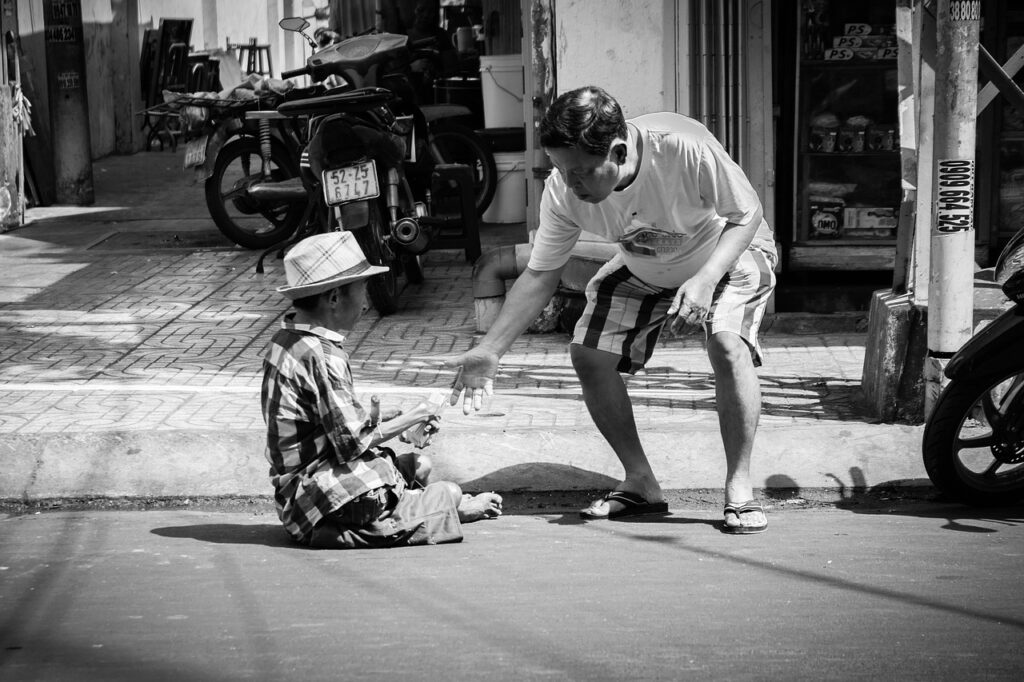 Hilfe auf der Straße (pixabay 4077943)